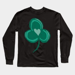 Heart Clover Long Sleeve T-Shirt